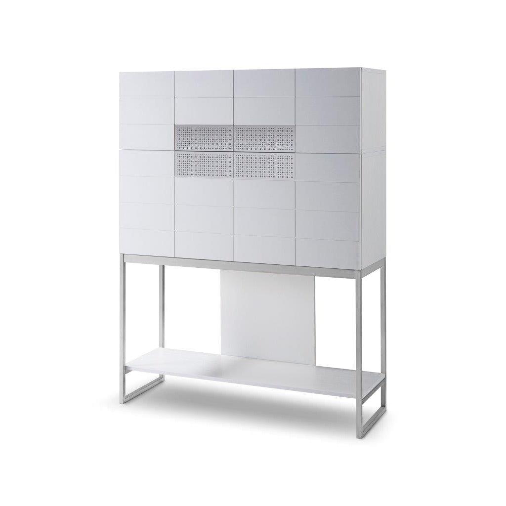 Adriana Bureau Desk with Cupboard - Gillmore Space