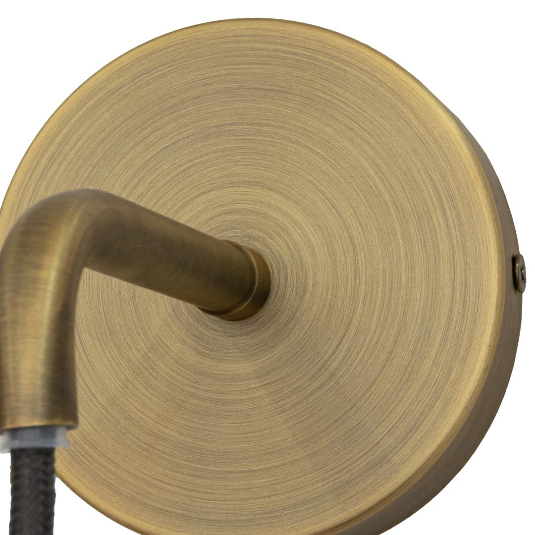 Astley Wall Pendant in Antique Brass - RV Astley