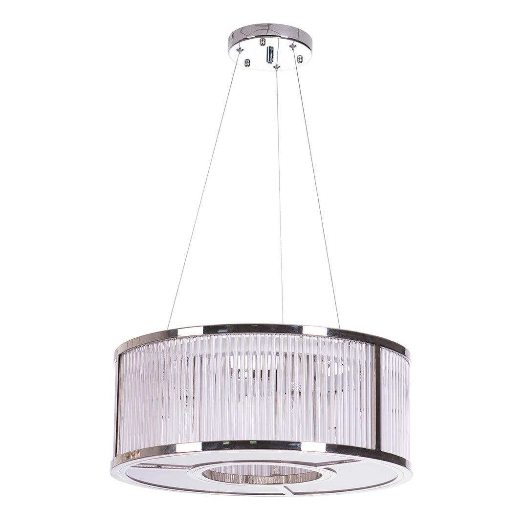Aston Cylinder Nickel Pendant Light - RV Astley