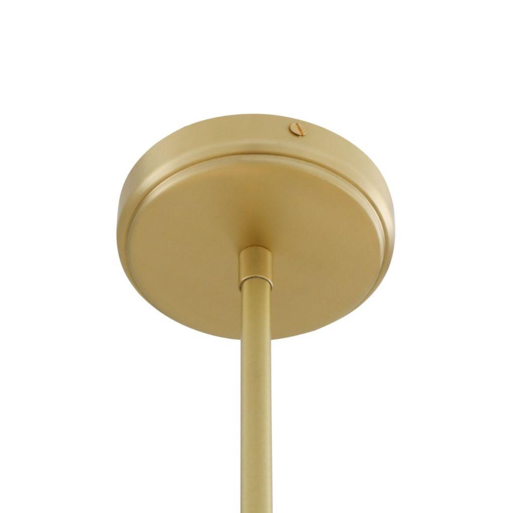 Athens Glass Globe Chandelier - Satin Brass - Mullan Lighting