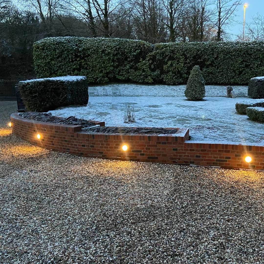 Atlantic Mini Circular Bulkhead Outdoor Wall Light