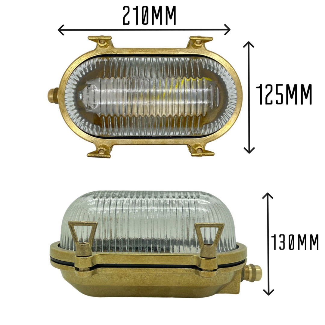 Atlantic Small Standard Bulkhead Outdoor Wall Light