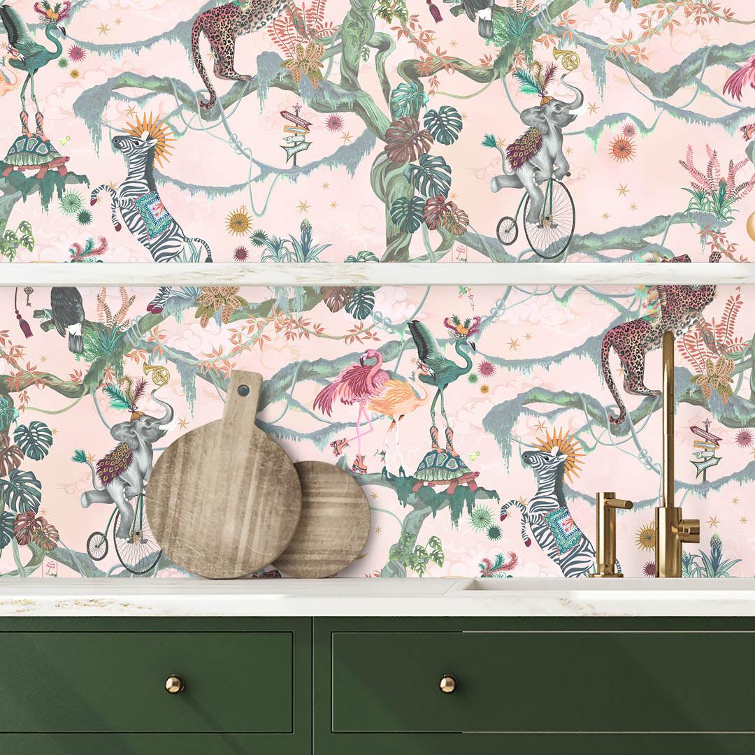 Balancing Act Wallpaper - Sunset - Brand Mckenzie