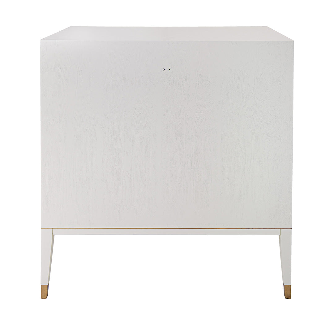 Bayeux White Three Drawer Chest - RV Astley
