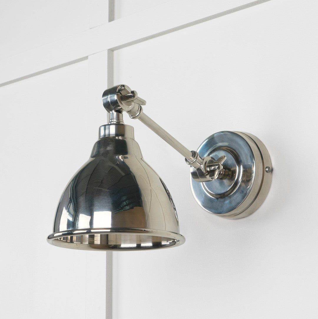 Brindley Nickel Wall Light