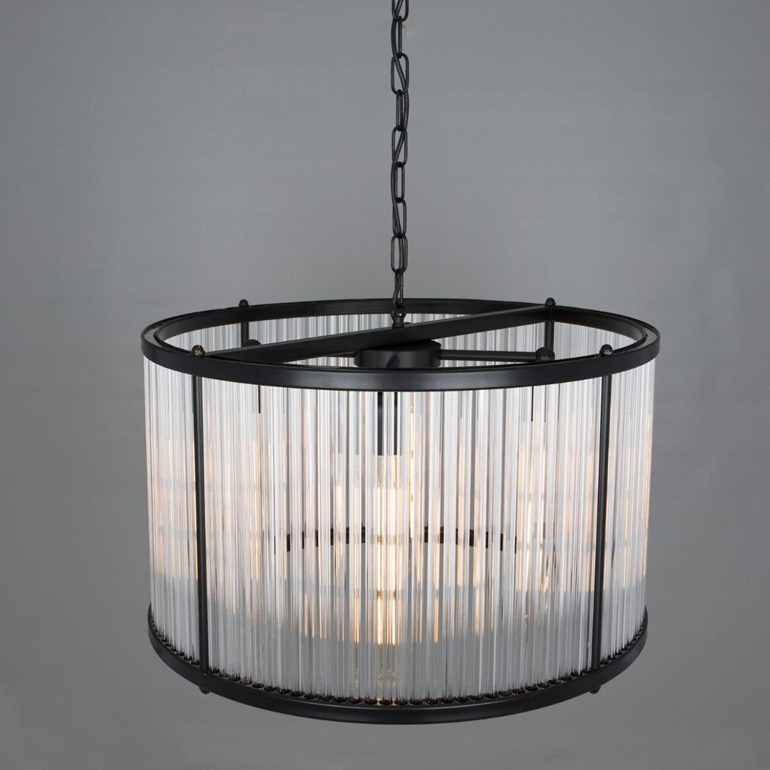 Caledon Grand Chandelier with Glass Rods - Mullan Lighting