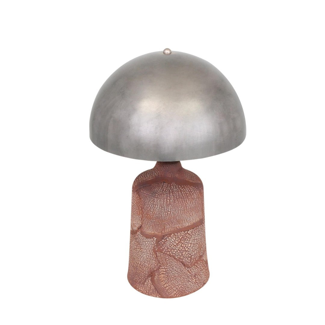 Cassia Tall Ceramic Table Lamp - Red - Mullan Lighting