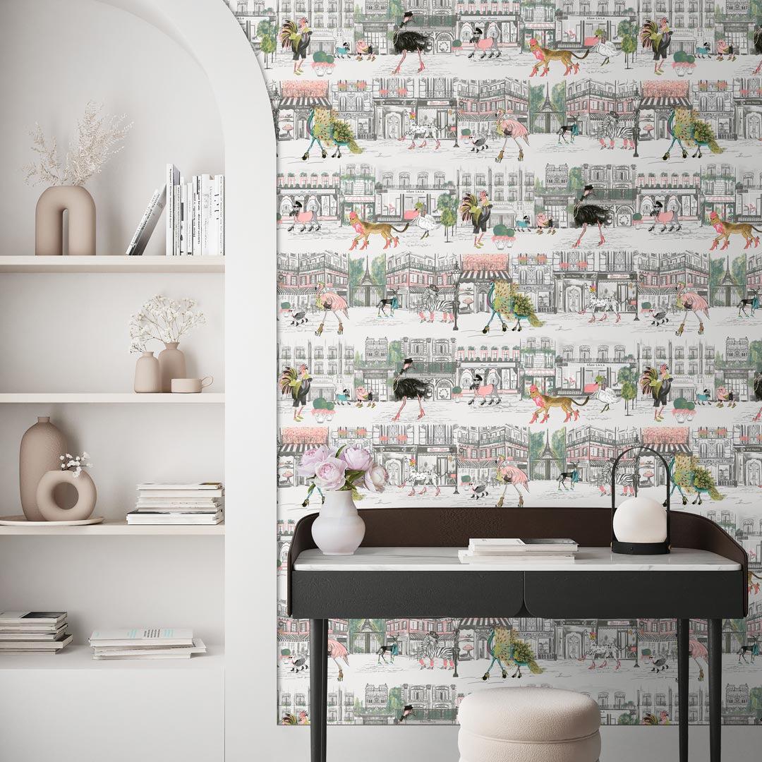 Catwalk Wallpaper - Black & White - Brand Mckenzie