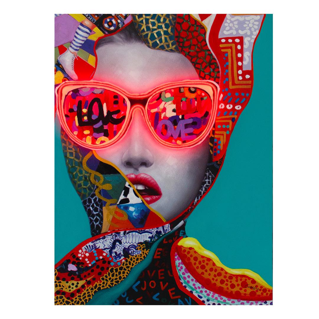 Chic Woman - LED Neon Artwork