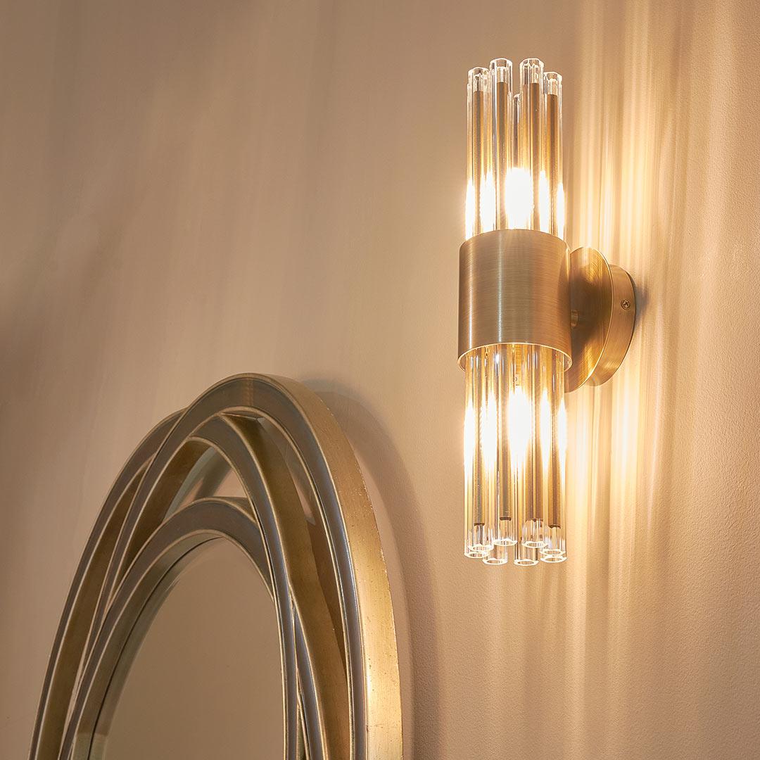 Colmar Wall Light - Antique Brass - RV Astley