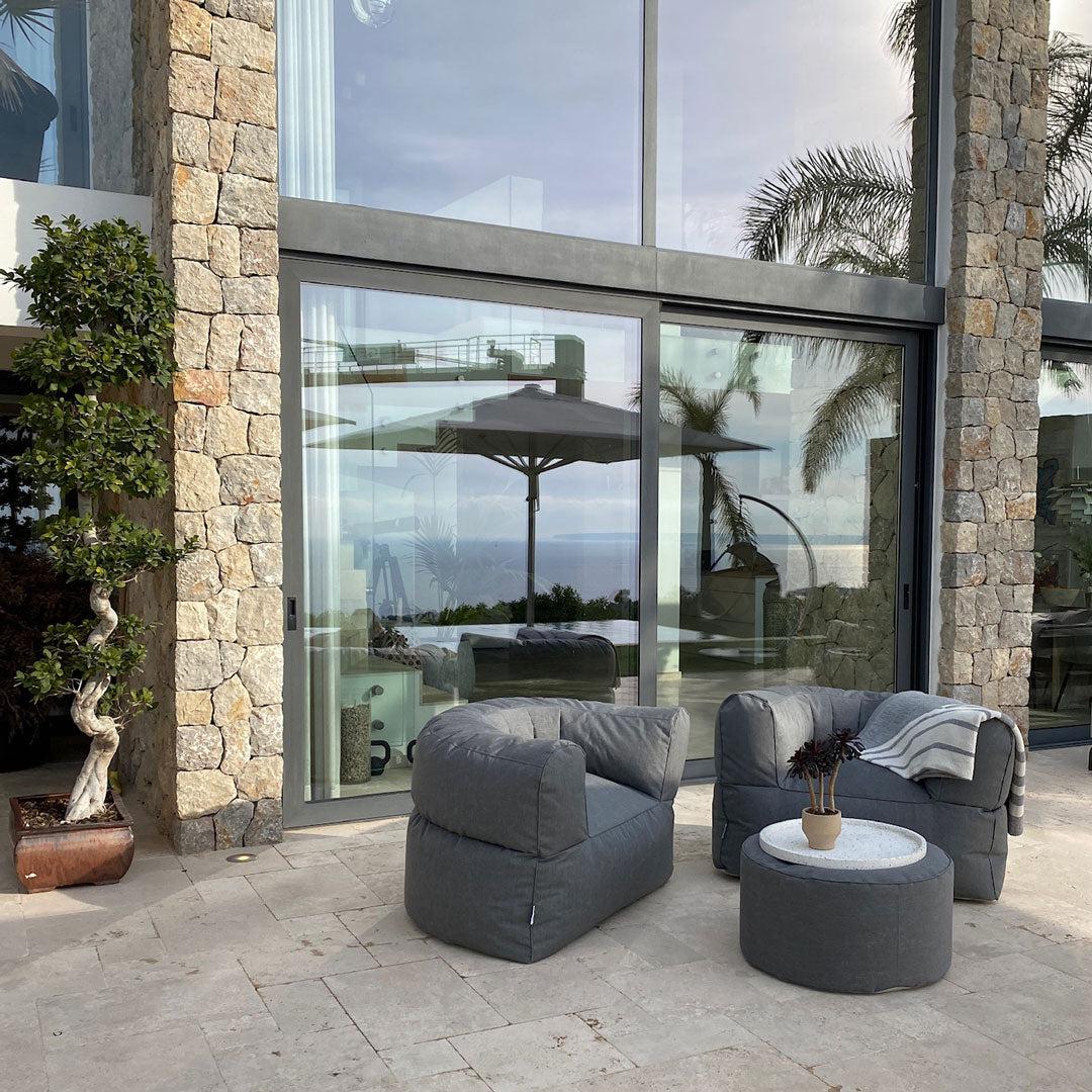 Conversation Dolce Outdoor Seating Set - Grey