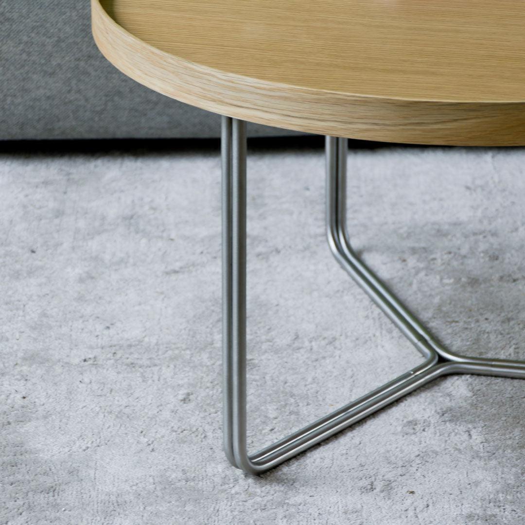 DT66 Oak Round Coffee Table