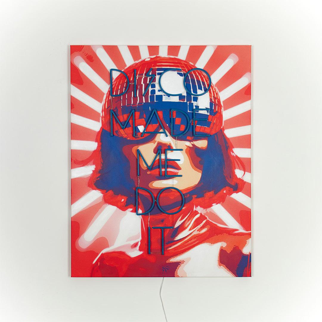 Disco Made Me Do It - LED Neon Artwork