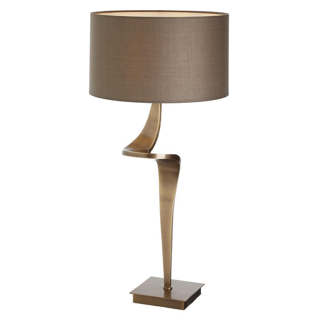 Enzo Table Lamp - Antique Brass - RV Astley