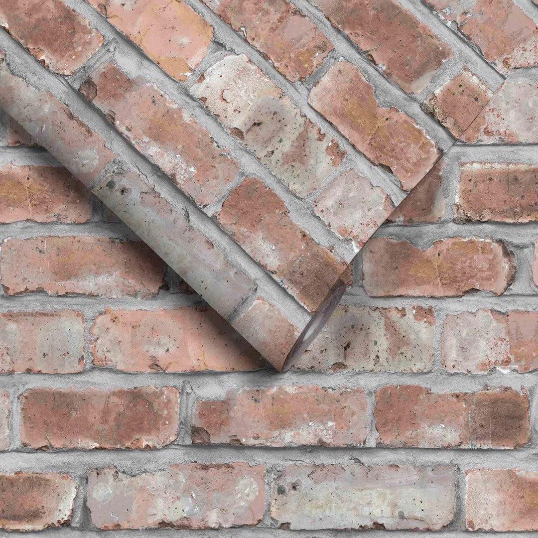 Exposed Real Brick Effect Wallpaper - Beeston Grove
