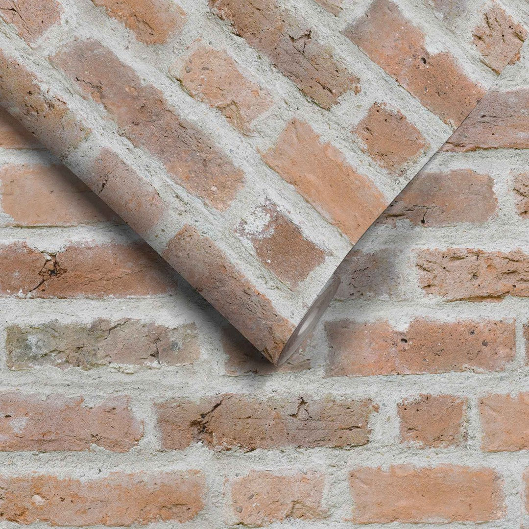 Exposed Real Brick Effect Wallpaper - Deansgate