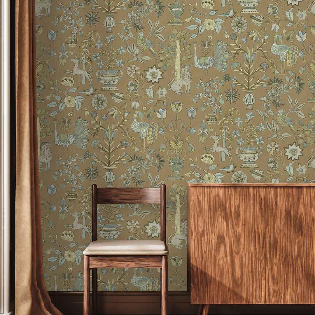 Fable Garden Wallpaper - Alma Collection - Josephine Munsey