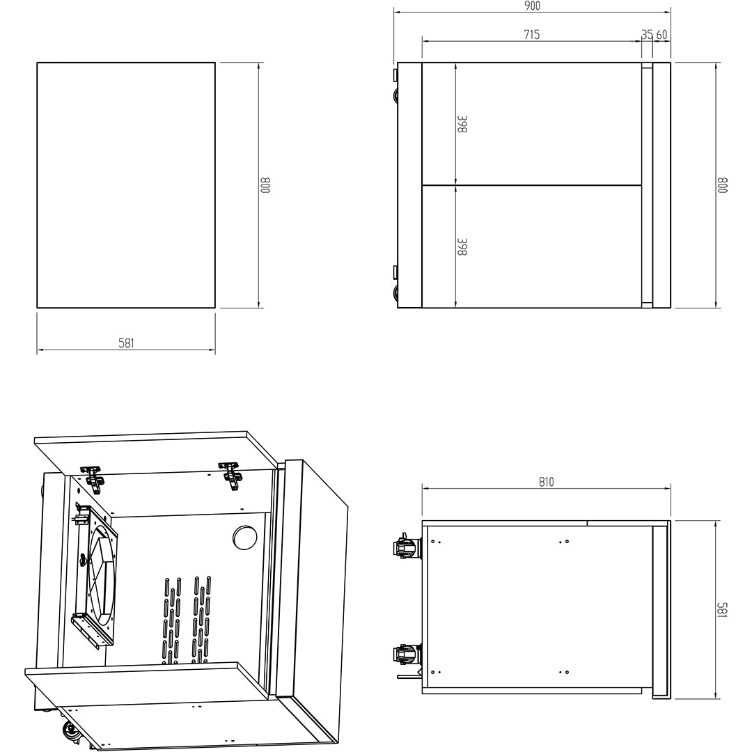 Fairford Gas Bottle Cabinet