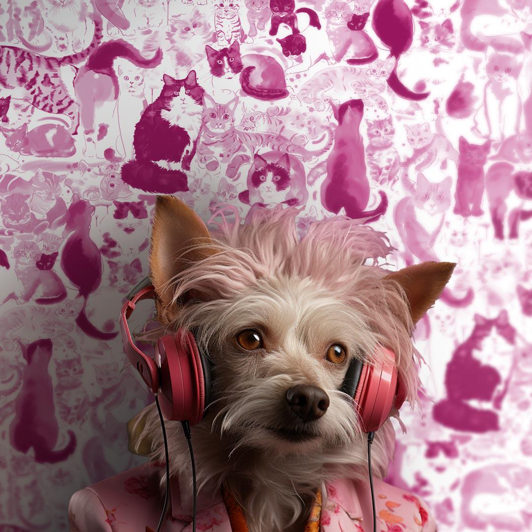 Feline Groovy Cats Wallpaper