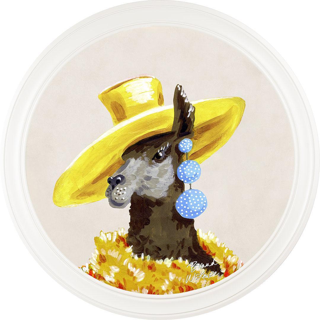 Fine China - Lily on Chalk White - Brand McKenzie Framed Art Prints