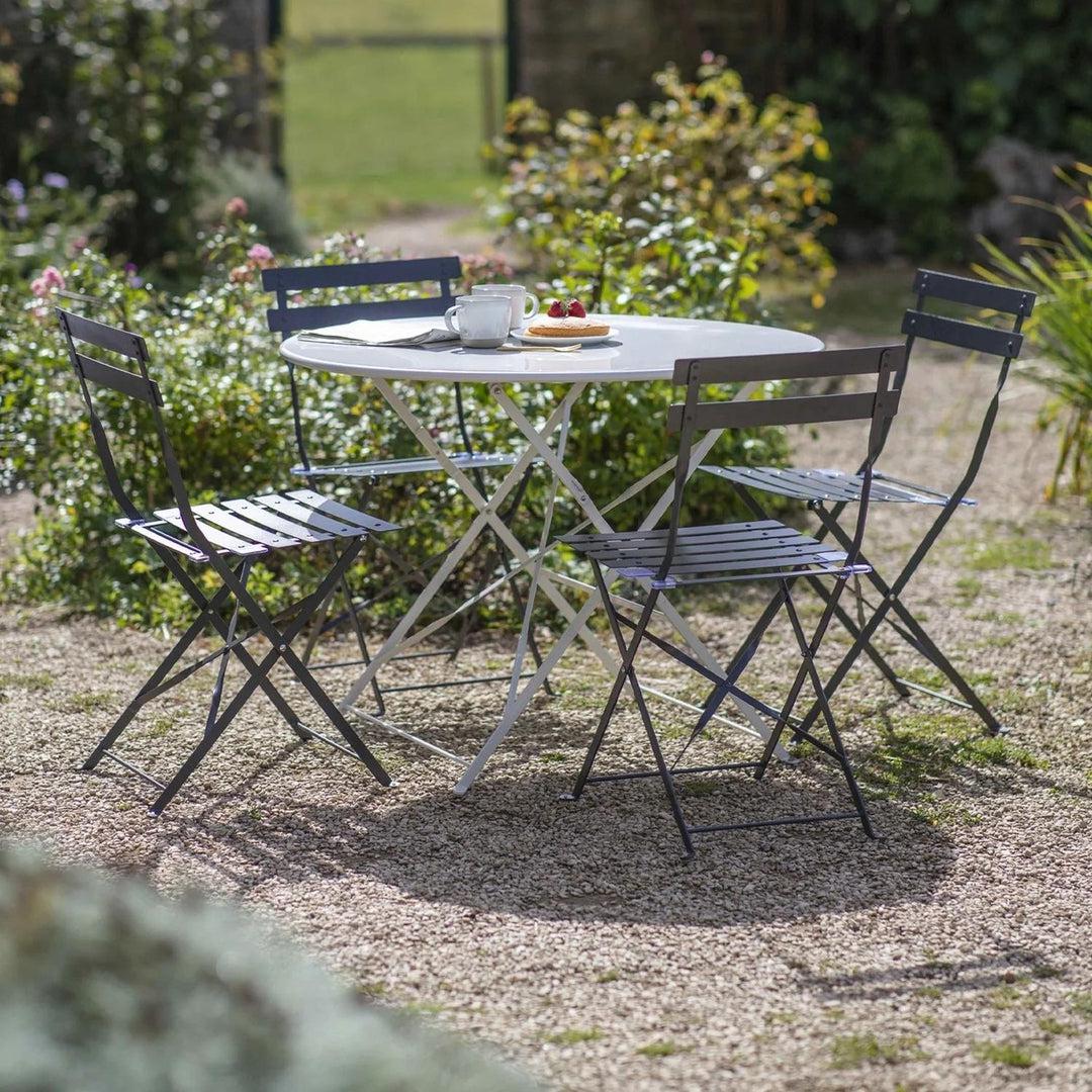 Folding Outdoor Bistro Table - Chalk