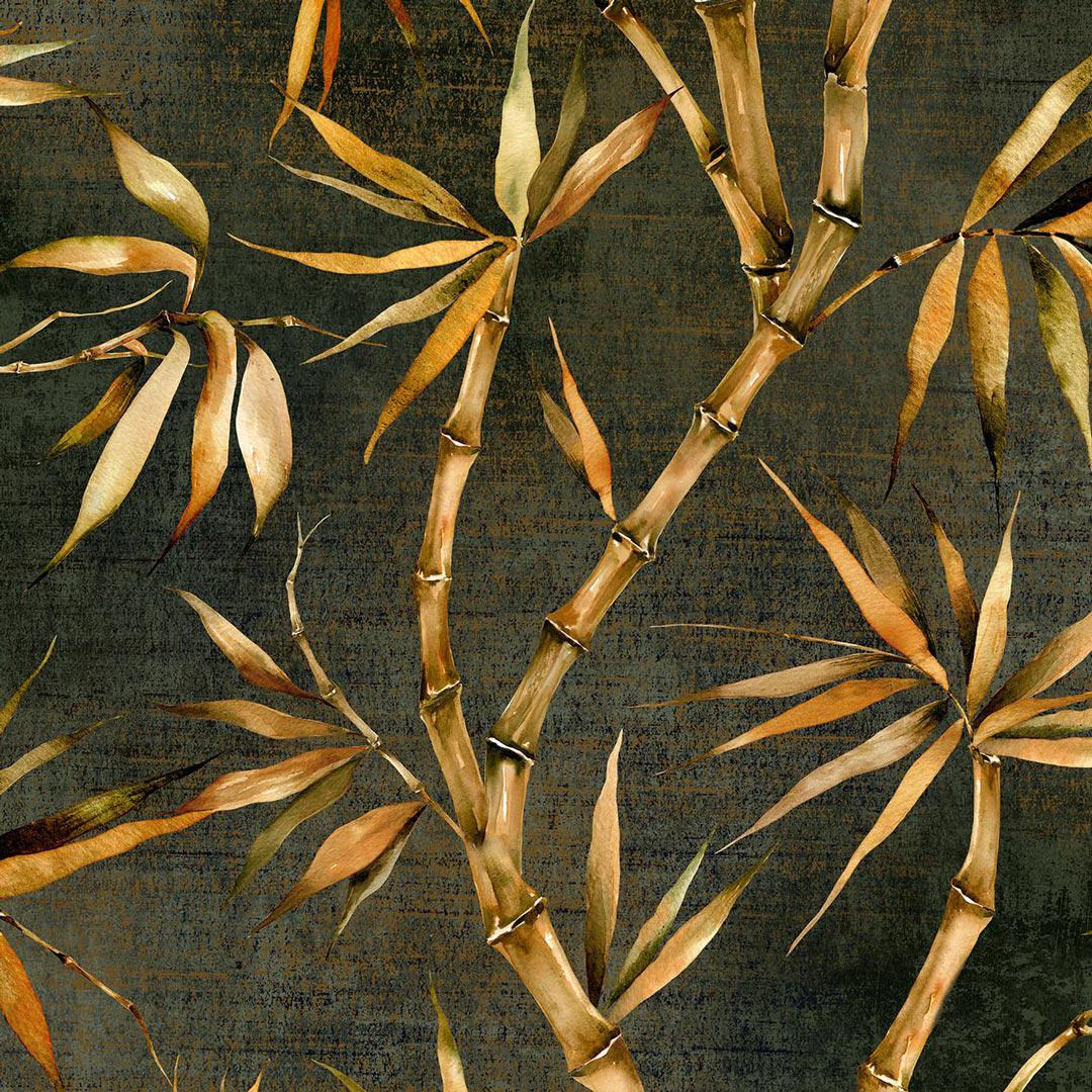Forest Green Bamboo Wallpaper