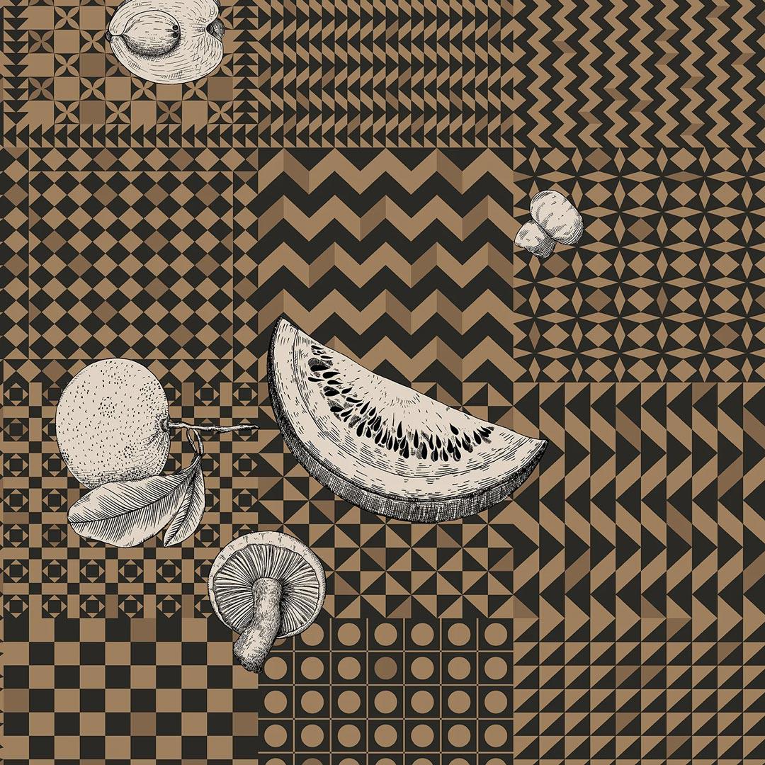 Frutta e Geometrico Wallpaper - Fornasetti Senza Tempo II - Cole & Son