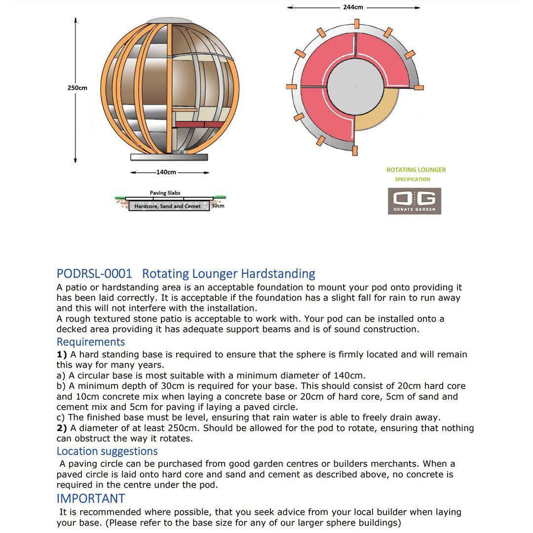 Garden Pod - The Rotating Lounger