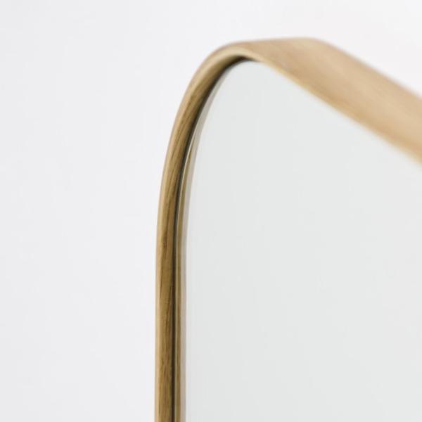 Gaze Rectangular Wall Mirror - Natural Oak