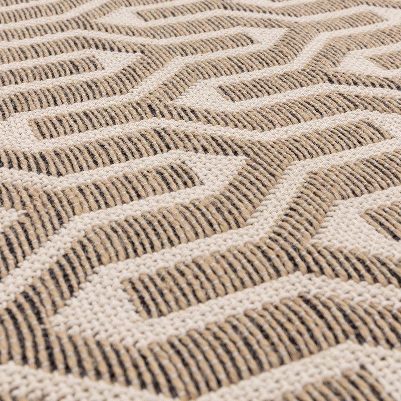 Global Lattice Cream Jute Rug