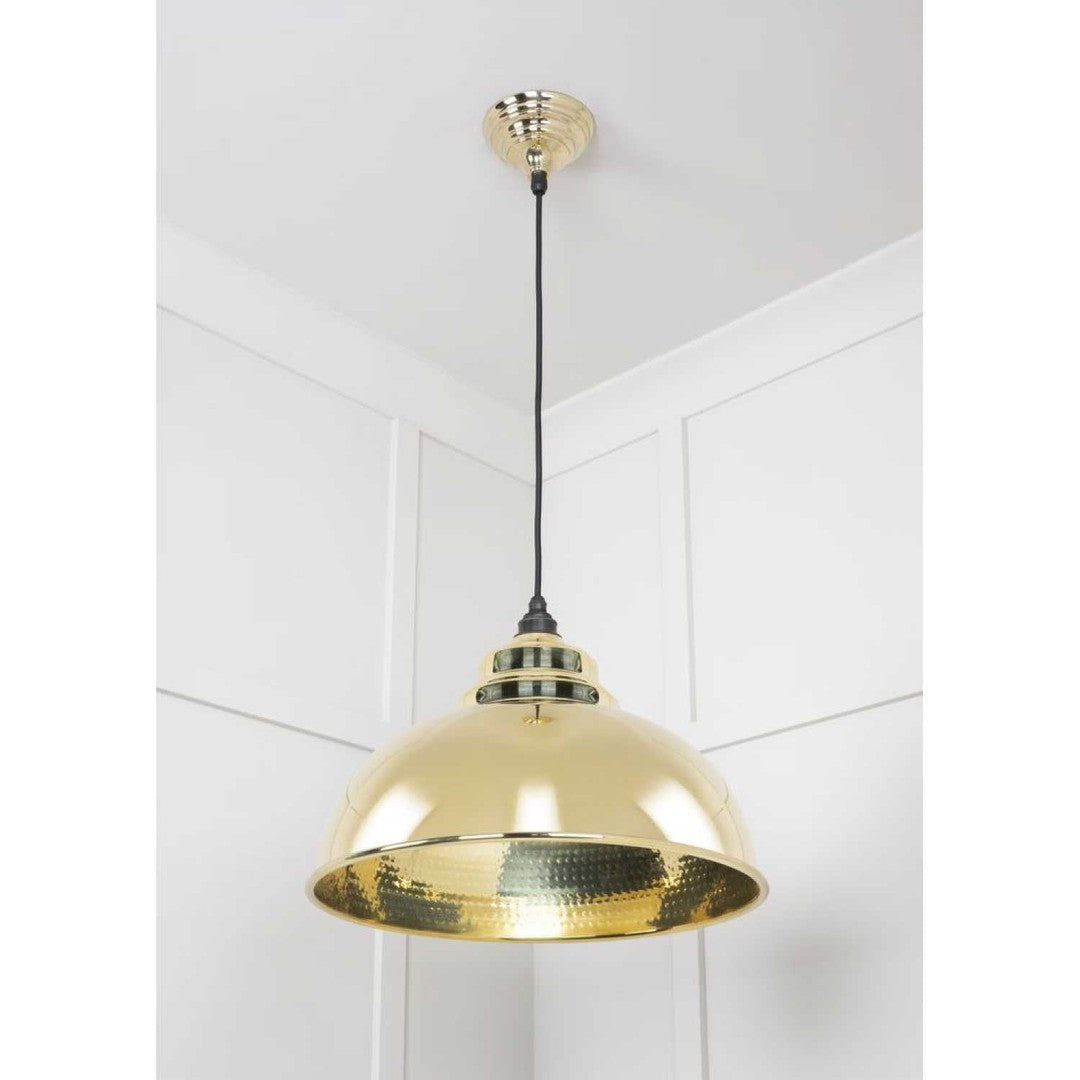 Harborne Pendant Ceiling Light - Brass