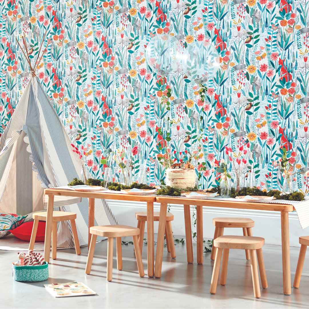 Hide and Seek Wallpaper Harlequin Lime Lace