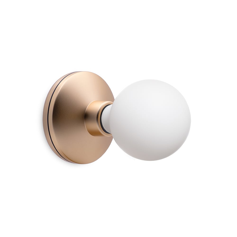 Humble Bee Wall Light Gold Frosted