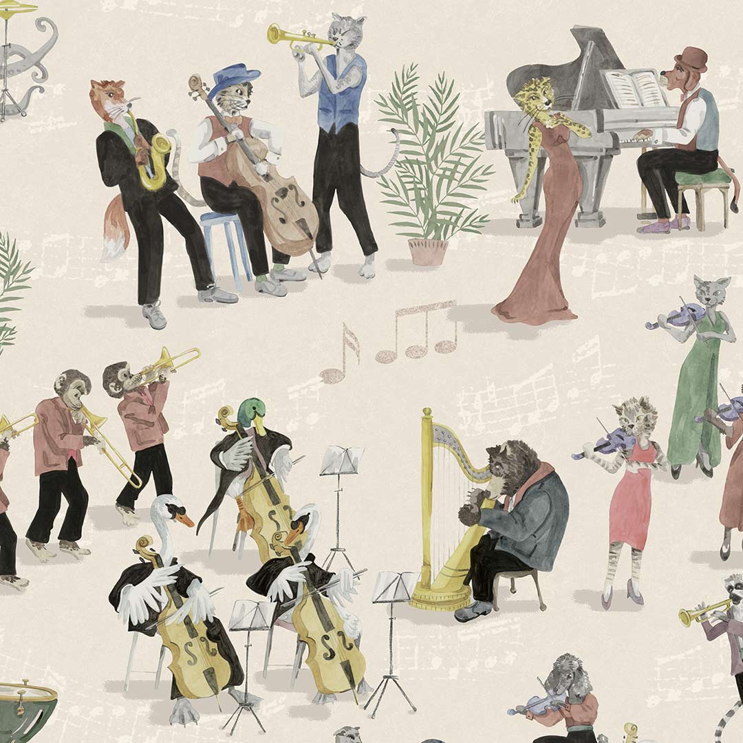 Instrumental Wallpaper - Clay - Brand Mckenzie