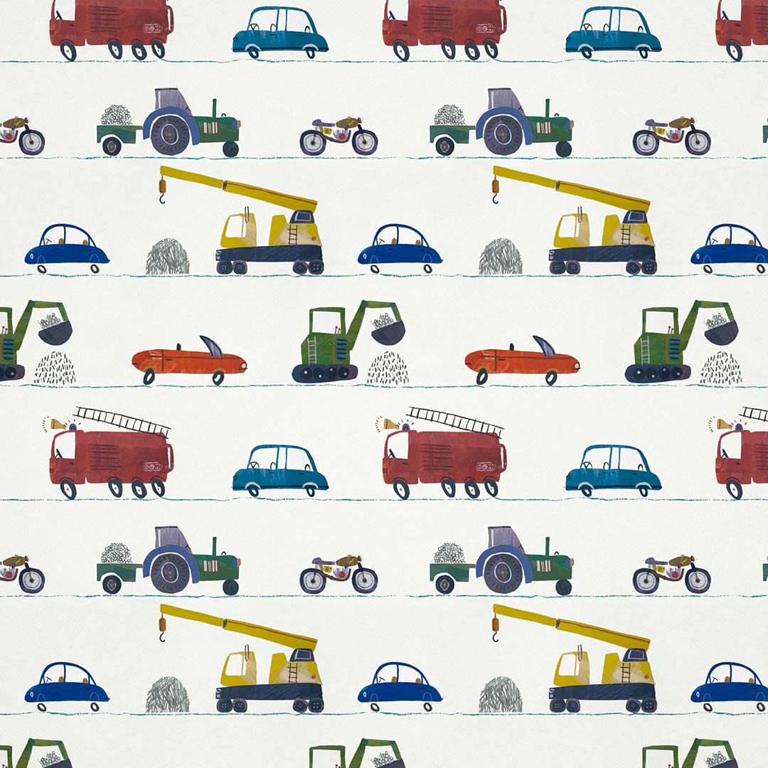 Just Keep Trucking Wallpaper - Harlequin