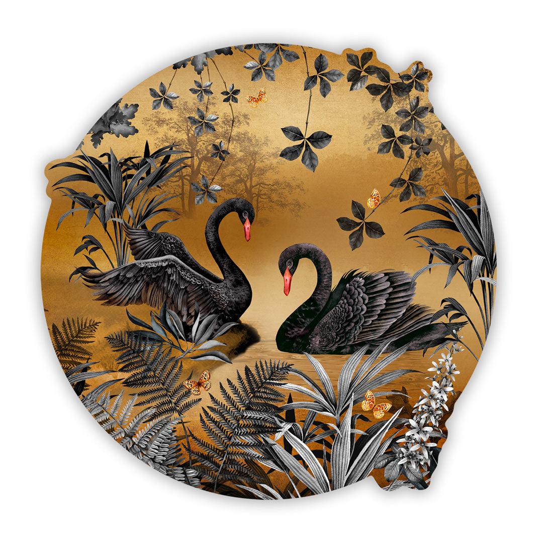 Lake Santharia Wall Decal - Gold