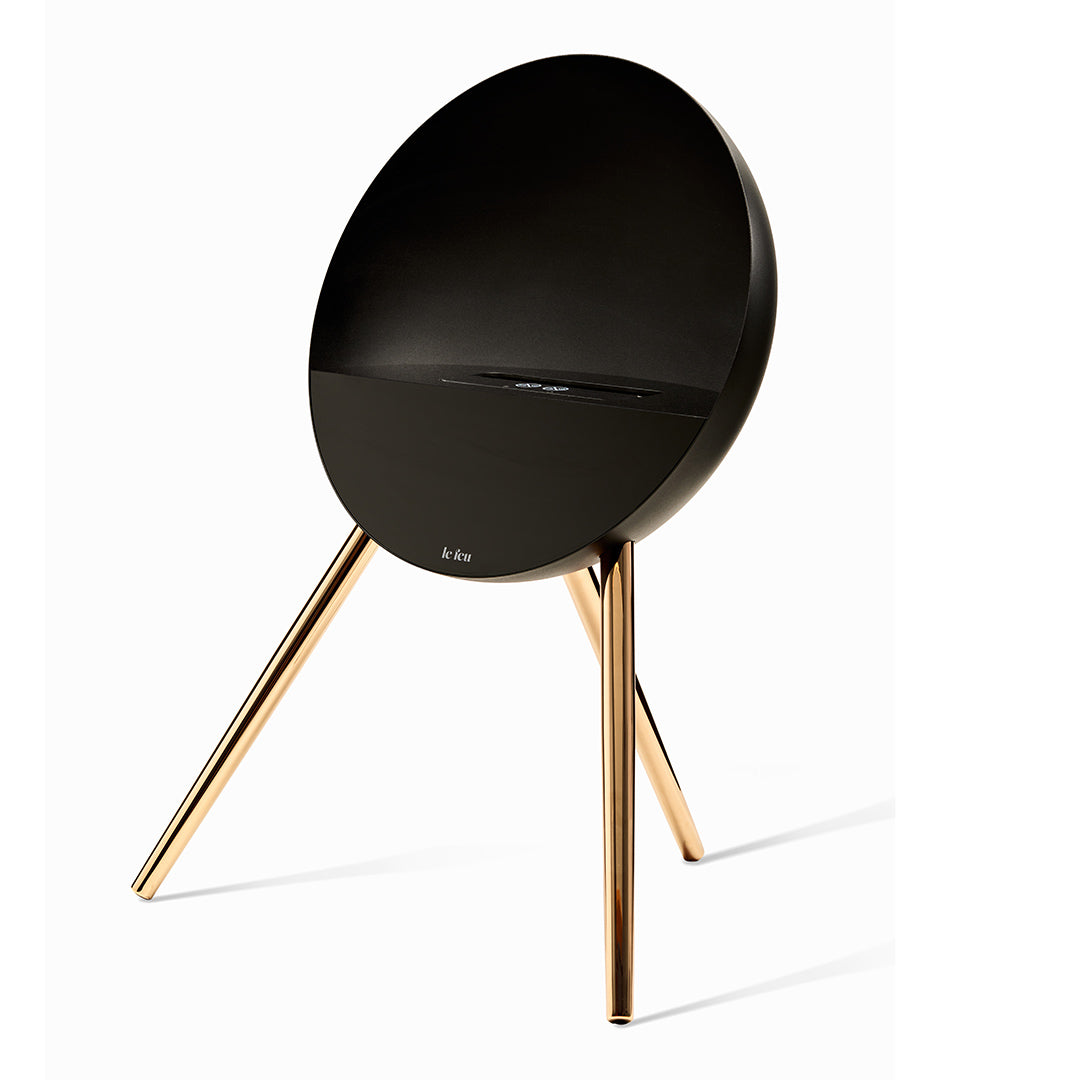 Le Feu Eye - Black with Black Glass