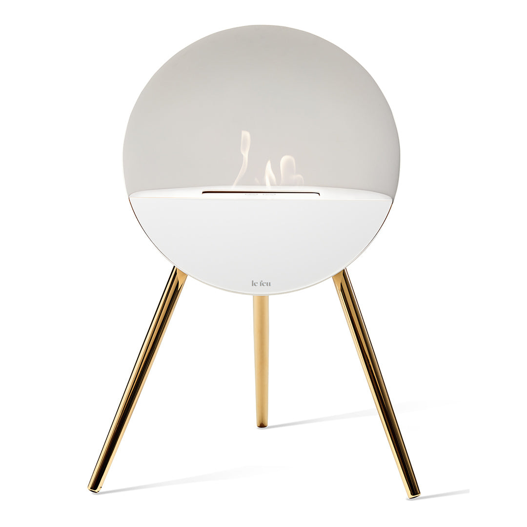 Le Feu Eye - White with White Glass