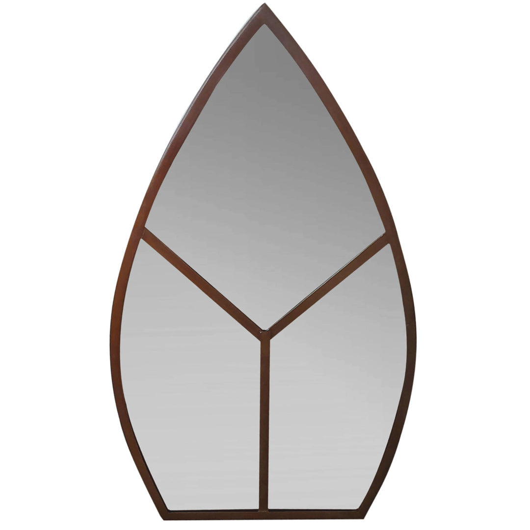 Leaf Arch Outdoor Mirror Lime Lace