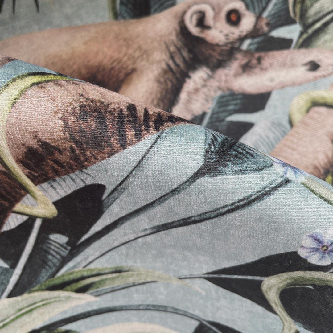 Leaping Lemur Fabric