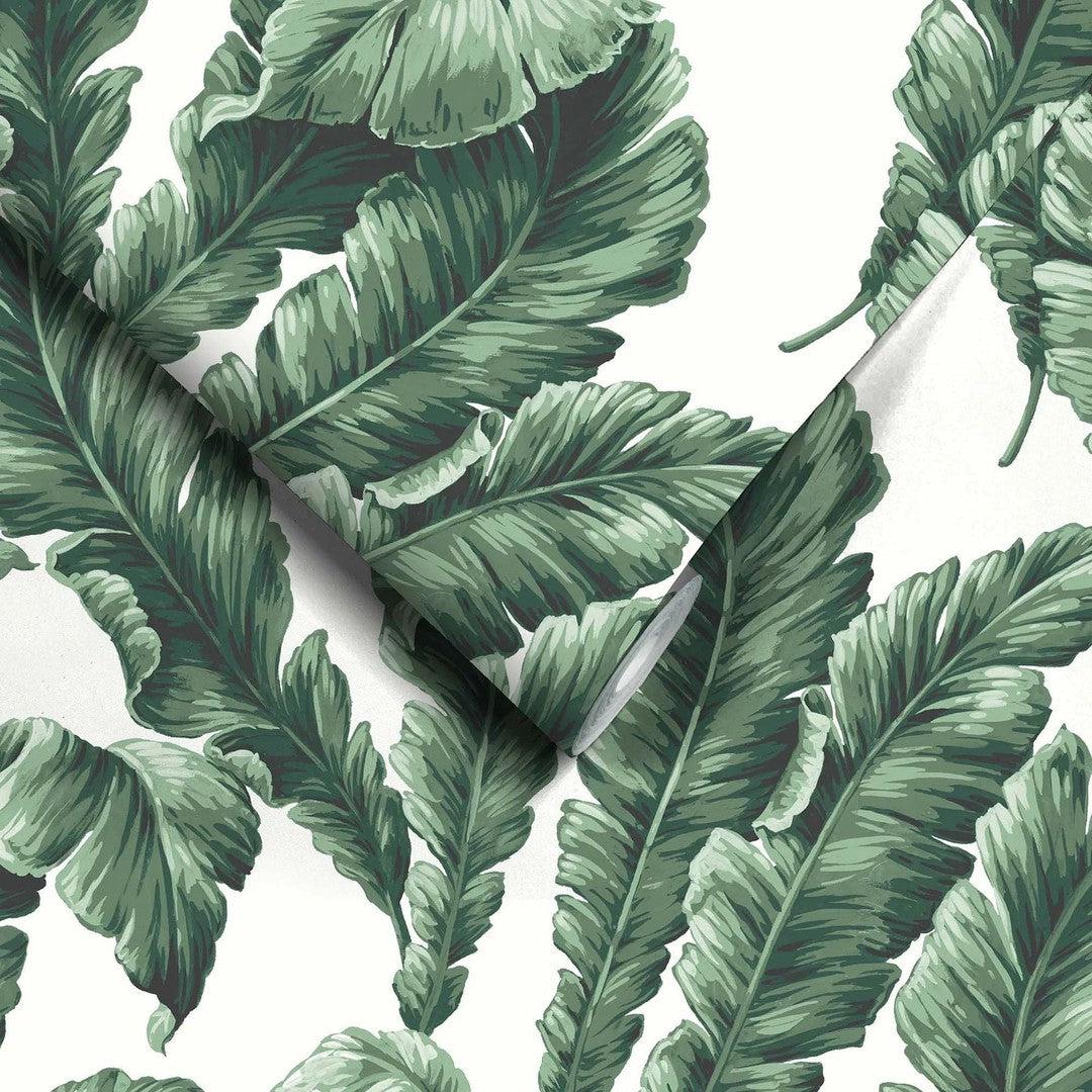 Lets Go Bananas Wallpaper - Green