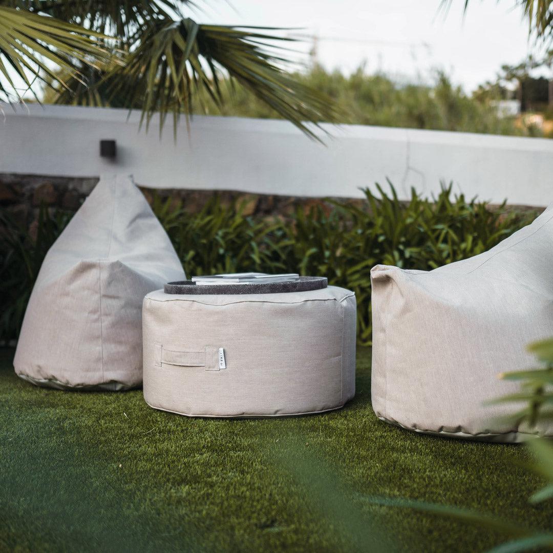 Lounge Satellite Dolce Outdoor Beanbag - Beige