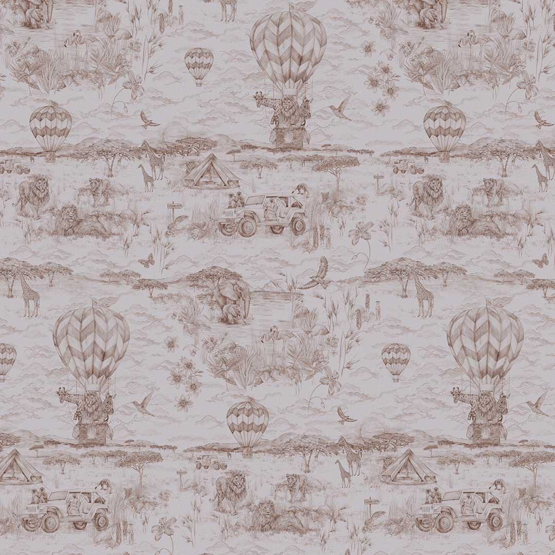 Lyons Den Wallpaper - Coconut Umber