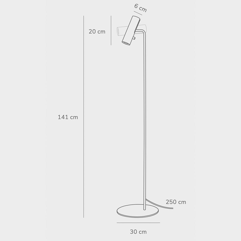 MIB 6 Floor Lamp - White