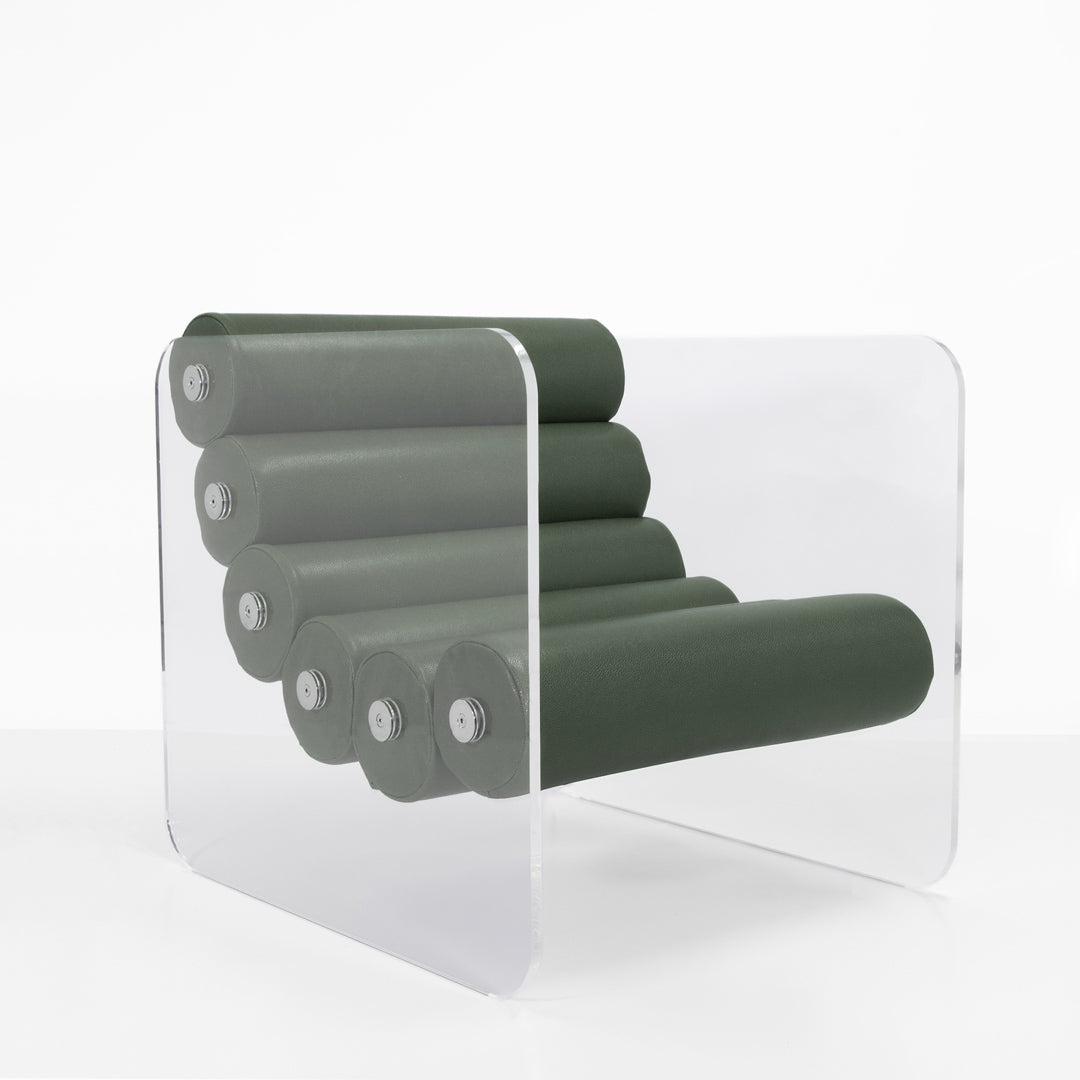 MW02 Foam Armchair In Transparent Altuglas