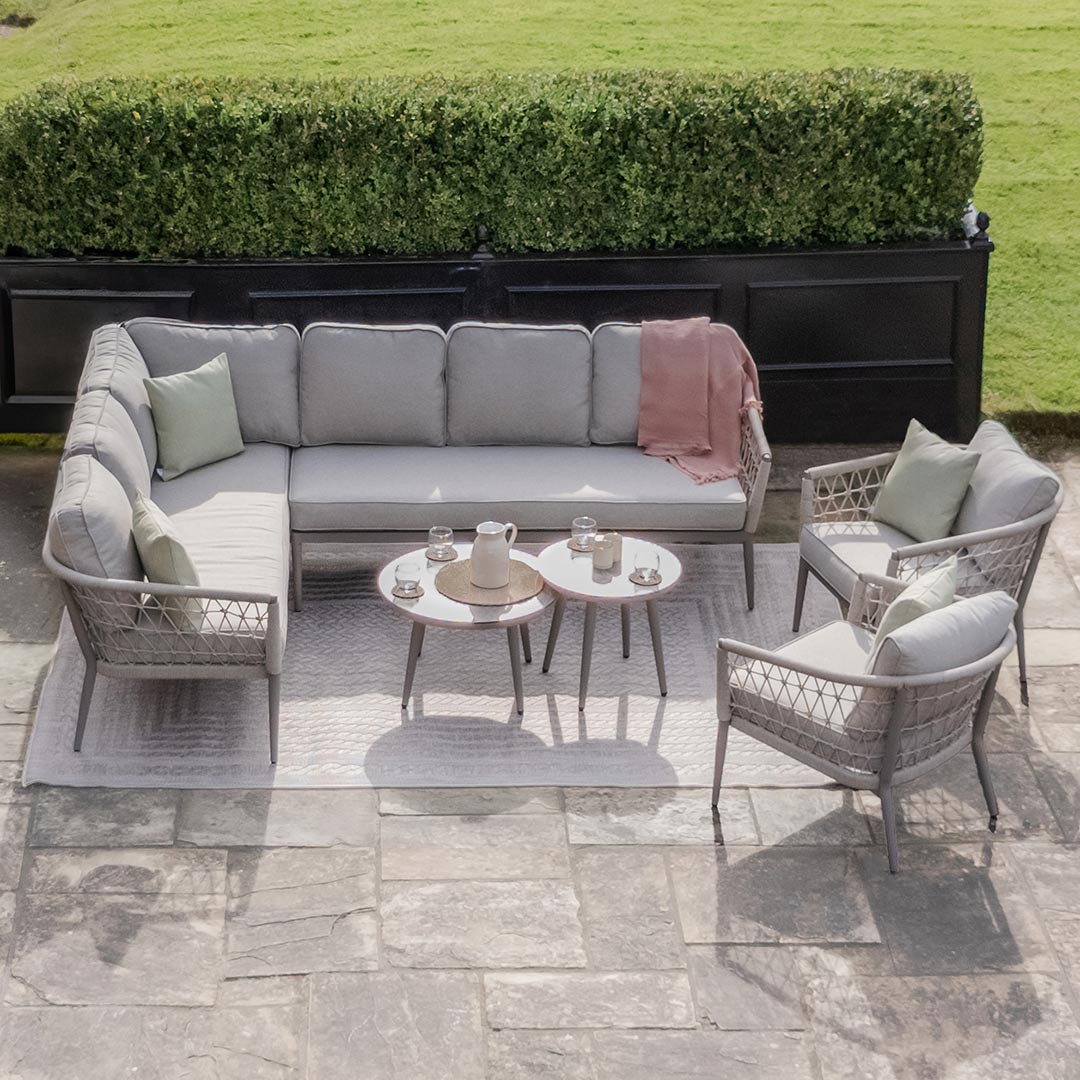 Corner Sofa Monaco Rope Dining Set Corner Sofa Sets Rope Weave Sets