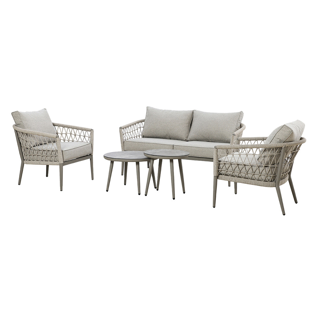 Monaco Rope Weave 2 Seat Sofa Set