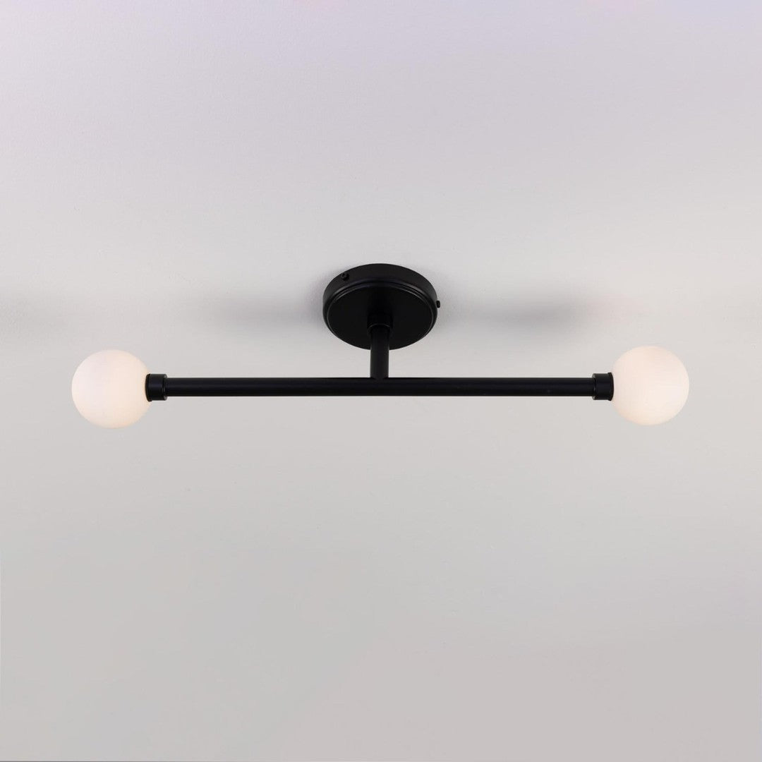 Monto Black Slim Bathroom Ceiling Light