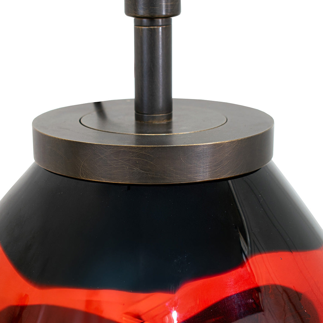 Morten Red Table Lamp - RV Astley