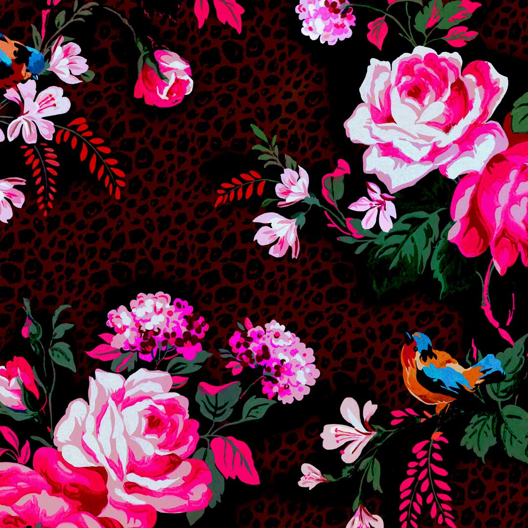 Neon Safari Wallpaper